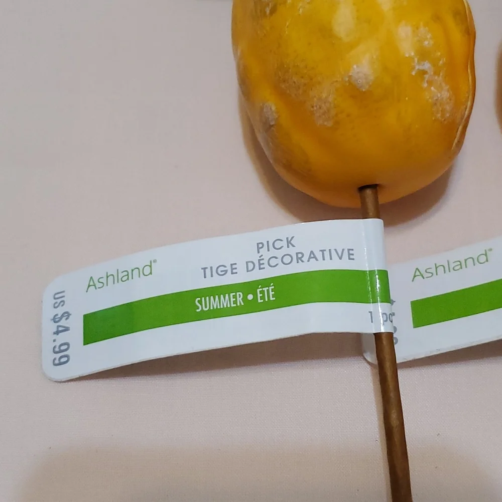 3 Faux Pineapple Picks